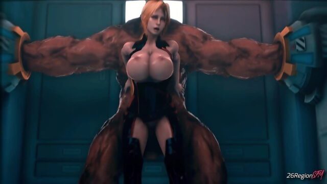 Helena VS Clayface 3D porn