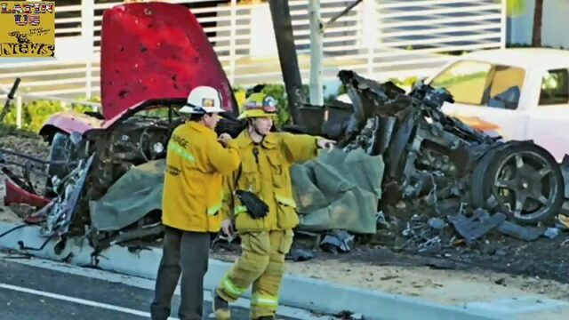 Знаменитый актер Пол Уокер разбился на Porsche и сгорел заживо