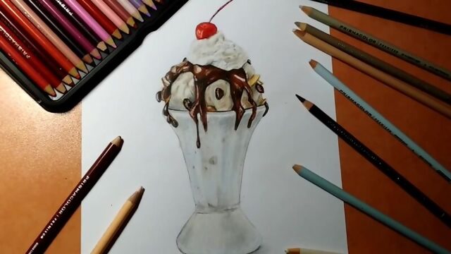 Как нарисовать мороженое-How to draw an ice-cream