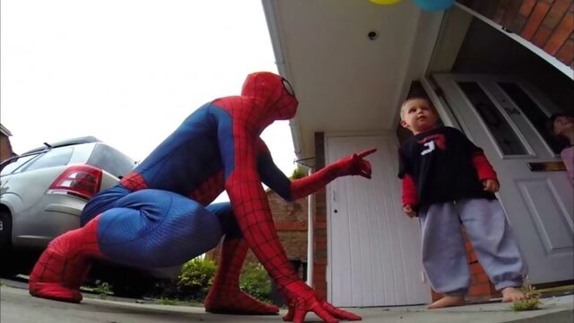 The Amazing SpiderDad - 5yr Old Son Battling Cancer Gets Surprise